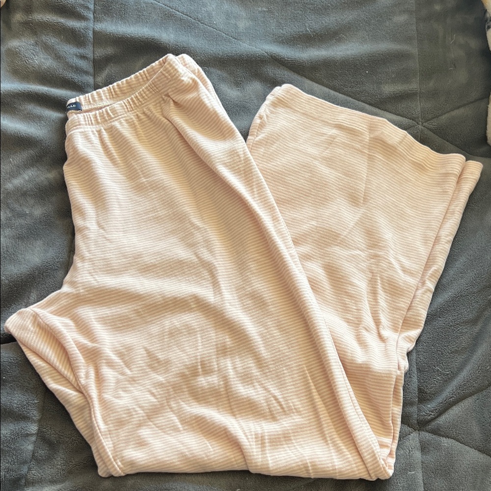 Brandy Melville Cream Pajama Pants